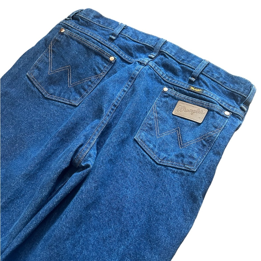 True vintage 1990’s wrangler jeans dark blue denim 35 W x 34 L